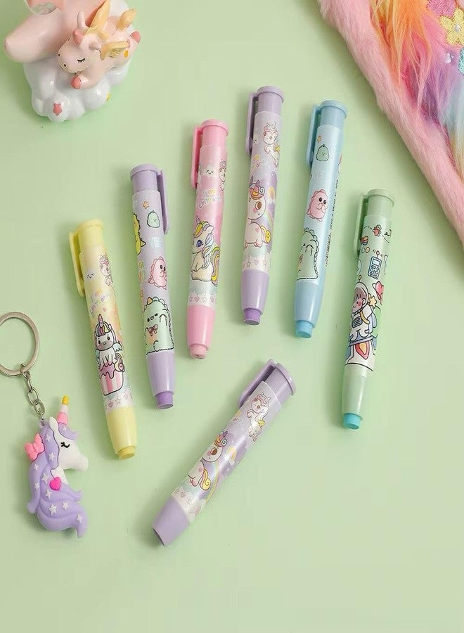 Radhya Accessories Push Eraser for Girls Retractable Erasers (Pack of 2) Stationeries Erasers for Boys Eraser Pencil Erasers (Space) - Image 3